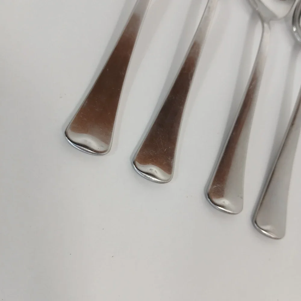 Oneida * AMERICAN ARTISTRY Glossy Stainless Flatware Grapefruit Spoon Lot Of 4